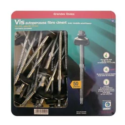 Castorama Lot De 50 Vis Autoperceuse Pour Plaque Fibro Ciment