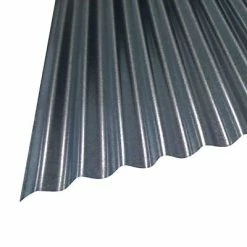 Castorama Plaque Galva Petites Ondes Opaque Bacacier - 250 X 90 Cm (vendue à La Plaque)